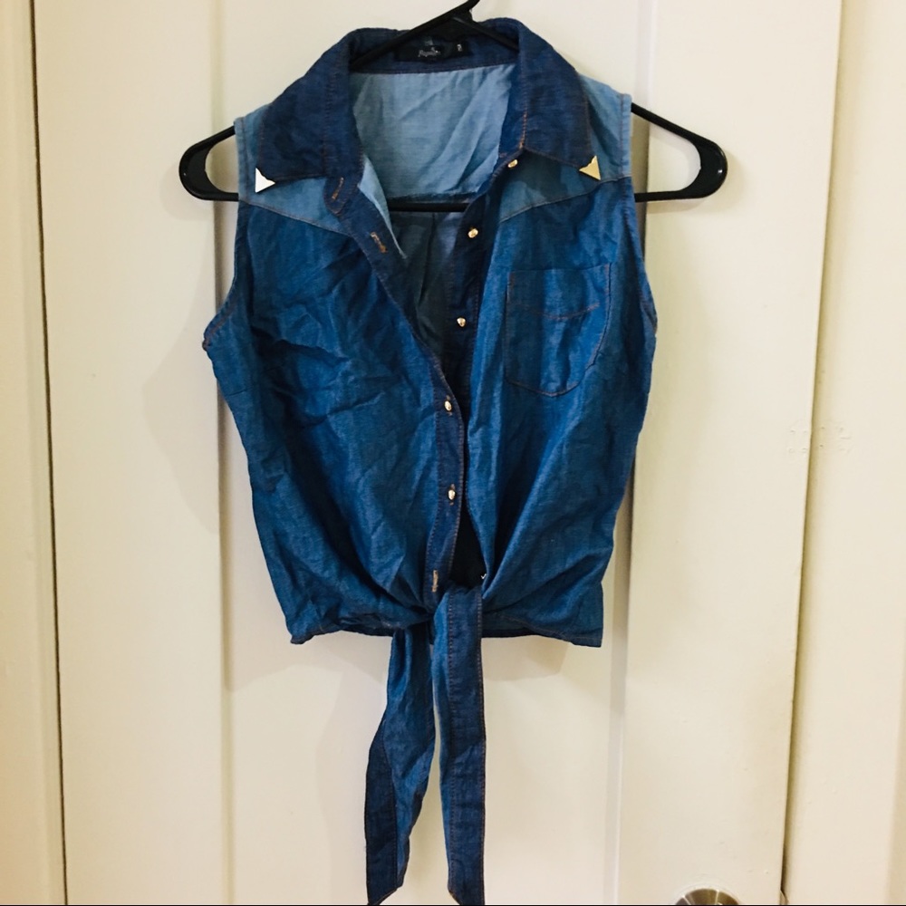 Abercrombie Jeans Crop Top